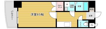 リファレンス門司駅前の間取り画像