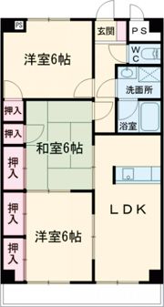 ボンヌールの間取り画像