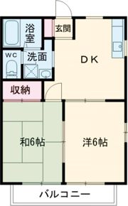 キャッスルハイツ A棟の間取り画像