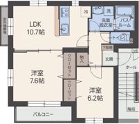ベルティストンの間取り画像