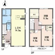 シャーメゾン向日葵 A棟の間取り画像