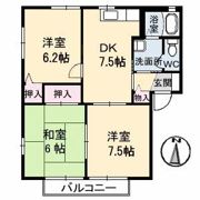セントラルヴィレッジ B棟の間取り画像