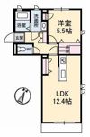 シャーメゾンタウン西阿知駅前 B棟の間取り画像