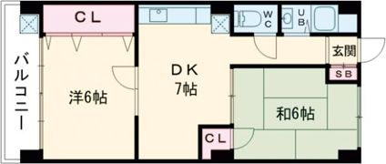 マンション5の間取り画像