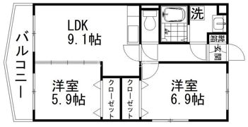 アウスレーゼの間取り画像