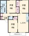 アドバンテイジ三潴の間取り画像