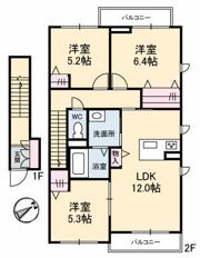 Serena Garden D棟の間取り画像