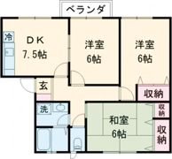 パーシモンコートの間取り画像
