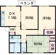 パーシモンコートの間取り画像