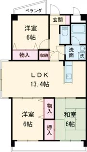 ビオス菰口の間取り画像