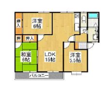 プレジールハイツⅠの間取り画像
