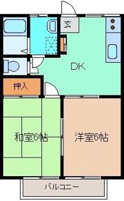 レジデンスかねこの間取り画像