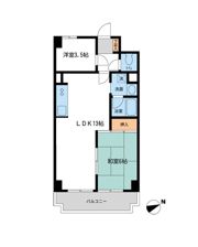 入間市駅前第二ビルの間取り画像