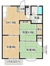 ルシェール三輪A棟の間取り画像