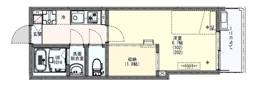 KLEIS西八王子の間取り画像