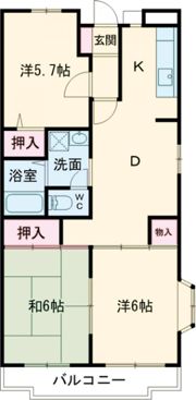 ラークバーレィの間取り画像