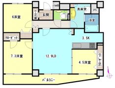 シティトリエ京橋の間取り画像