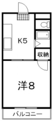 コーポ本永2★春入居★の間取り画像