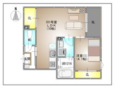仮称）REGALEST 北方3の間取り画像