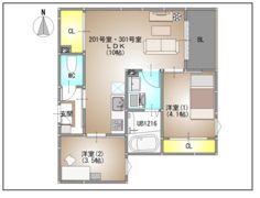 仮称）REGALEST 北方3の間取り画像