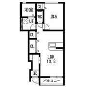 grand parace(グランドパレス)奥州Ⅰの間取り画像