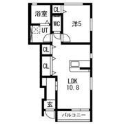 grand parace(グランドパレス)奥州Ⅰの間取り画像