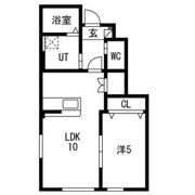 grand parace(グランドパレス)奥州Ⅱの間取り画像