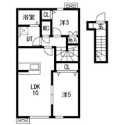 grand parace(グランドパレス)奥州Ⅱの間取り画像