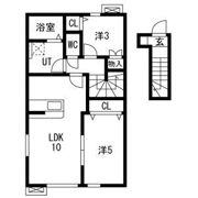 grand parace(グランドパレス)奥州Ⅲの間取り画像