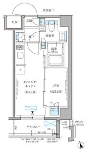 パークアクシス文京本郷の間取り画像