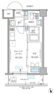 パークアクシス文京本郷の間取り画像