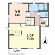 グランドール北町Cの間取り画像
