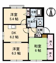 メゾン佐方の間取り画像