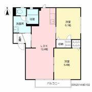 ピアッツァ若楠 B棟の間取り画像