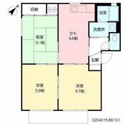 バリュージュ協和 B棟の間取り画像