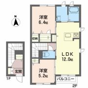 クオリスタ大学病院前の間取り画像