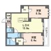 ロワゾーブルーの間取り画像