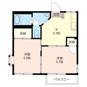 コンフォートハイツ Aの間取り画像