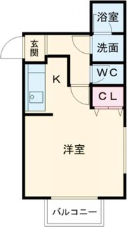 コーポひまわりの間取り画像