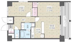 HF四条河原町レジデンスの間取り画像
