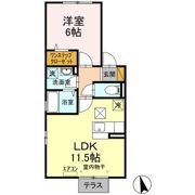 セレーノ西船の間取り画像