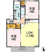 シェモア白山の間取り画像