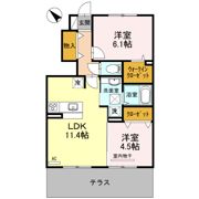 コンフォルタ B棟の間取り画像
