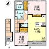 ロイヤルタウン篠山口 A棟の間取り画像