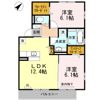 アンジュールの間取り画像