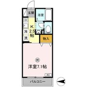 ハイム上安の間取り画像