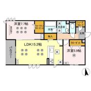 D-ROOM折尾駅前の間取り画像