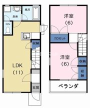 メゾネット城下Ⅰの間取り画像
