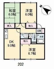 ヴィクトワール花岡 IVの間取り画像