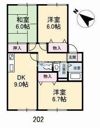 ヴィクトワール花岡 IVの間取り画像